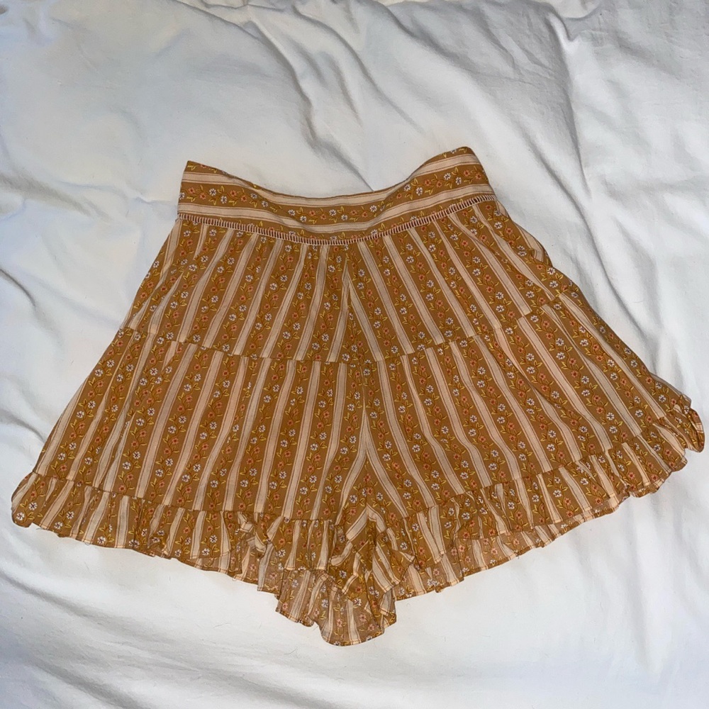 urban outfitters orange skort